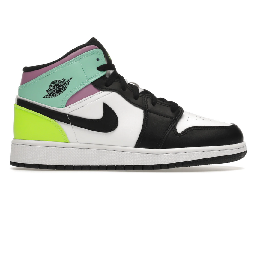 Jordan 1 Mid “Pastel Black Toe” (GS)