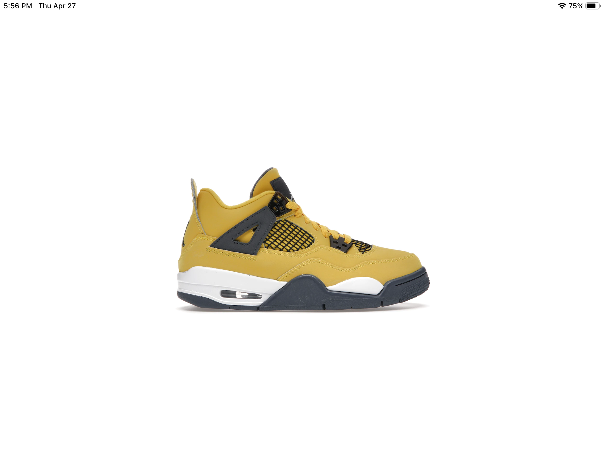 Air Jordan 4 Retro Lightning (2021) (GS)