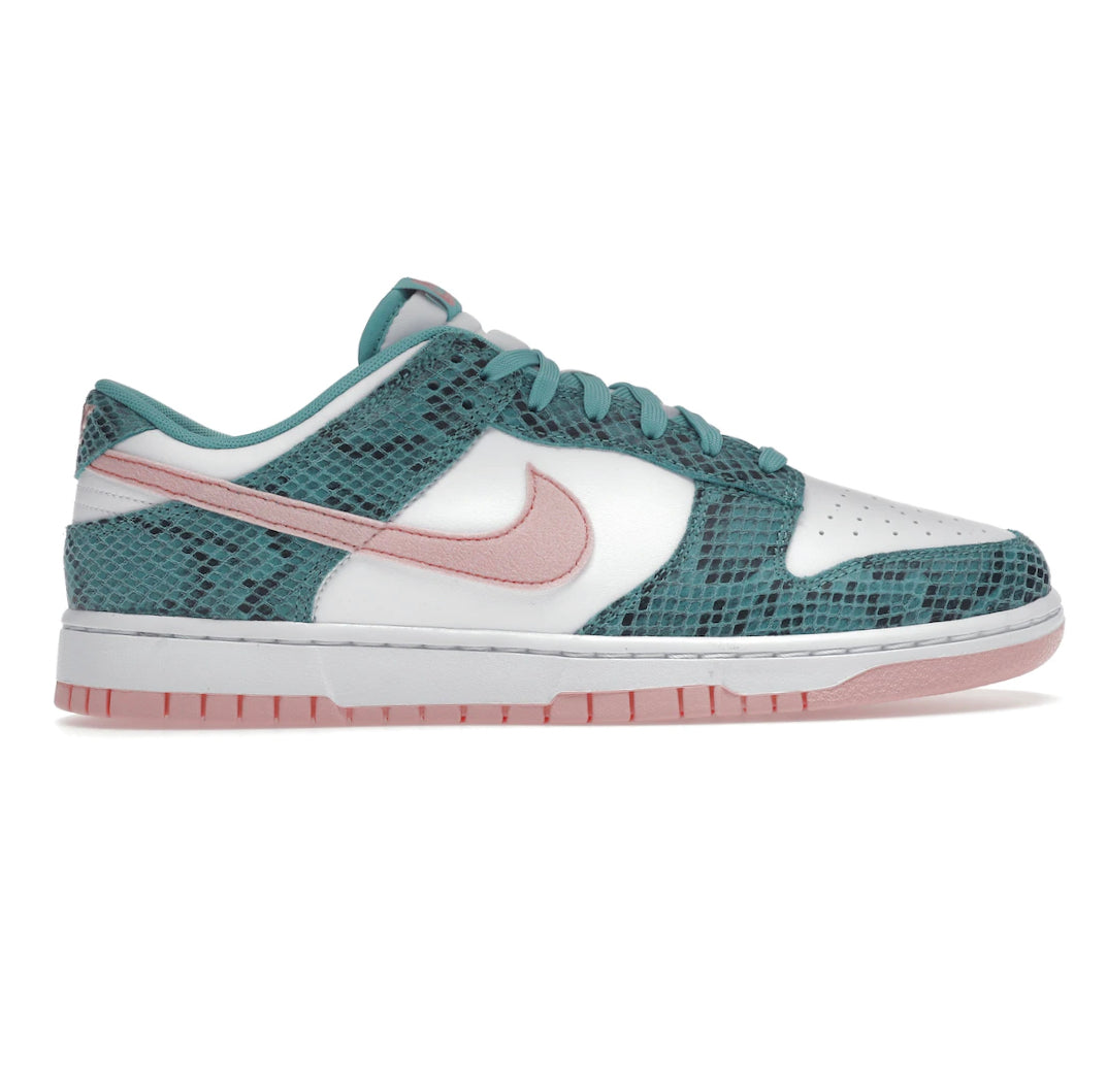 Nike Dunk Low “Snakeskin Washed Teal Bleached Coral”