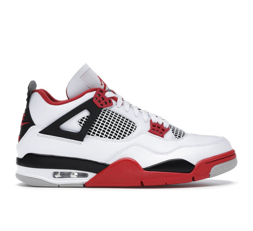 Jordan 4 Retro “Fire Red” (GS)