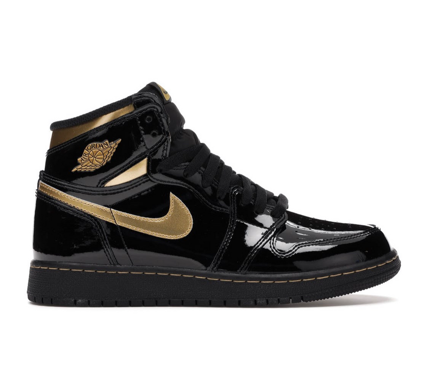 Jordan 1 Retro High “Black Metallic Gold” (GS)