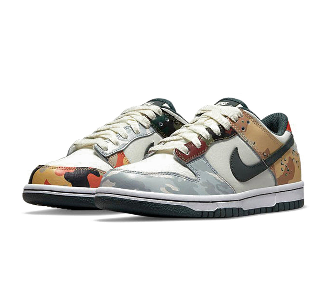 Nike Dunk Low “Sail Multi Camo” (GS)