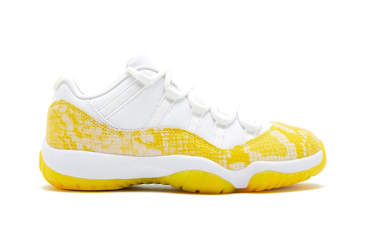 Jordan 11 Low Retro “Tour Yellow Snakeskin” (Women’s)